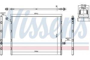 Nissens Ψυγείο, Ψύξη Κινητήρα - 606497