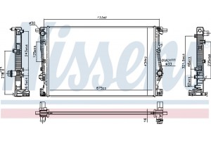 Nissens Ψυγείο, Ψύξη Κινητήρα - 606524