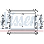 Nissens Ψυγείο, Ψύξη Κινητήρα - 606538