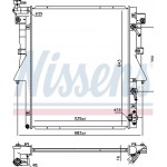 Nissens Ψυγείο, Ψύξη Κινητήρα - 606548