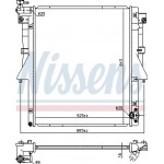 Nissens Ψυγείο, Ψύξη Κινητήρα - 606549