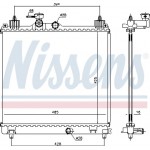 Nissens Ψυγείο, Ψύξη Κινητήρα - 606550