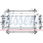 Nissens Ψυγείο, Ψύξη Κινητήρα - 606554