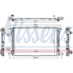 Nissens Ψυγείο, Ψύξη Κινητήρα - 606573