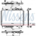 Nissens Ψυγείο, Ψύξη Κινητήρα - 606661