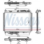 Nissens Ψυγείο, Ψύξη Κινητήρα - 606662