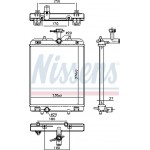 Nissens Ψυγείο, Ψύξη Κινητήρα - 606697