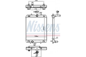 Nissens Ψυγείο, Ψύξη Κινητήρα - 606697