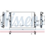 Nissens Ψυγείο, Ψύξη Κινητήρα - 606723
