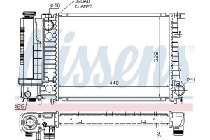 Nissens Ψυγείο, Ψύξη Κινητήρα - 60735A