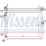Nissens Ψυγείο, Ψύξη Κινητήρα - 60776