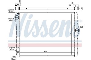 Nissens Ψυγείο, Ψύξη Κινητήρα - 60776