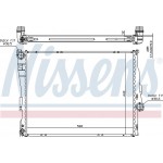 Nissens Ψυγείο, Ψύξη Κινητήρα - 60782A