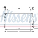 Nissens Ψυγείο, Ψύξη Κινητήρα - 60806