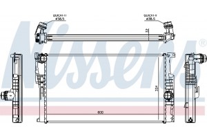 Nissens Ψυγείο, Ψύξη Κινητήρα - 60816