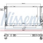 Nissens Ψυγείο, Ψύξη Κινητήρα - 60832