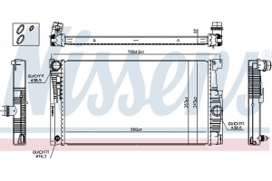 Nissens Ψυγείο, Ψύξη Κινητήρα - 60842