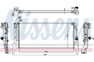 Nissens Ψυγείο, Ψύξη Κινητήρα - 60861