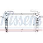 Nissens Ψυγείο, Ψύξη Κινητήρα - 608841