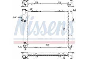 Nissens Ψυγείο, Ψύξη Κινητήρα - 609891