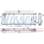 Nissens Ψυγείο, Ψύξη Κινητήρα - 61008
