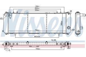 Nissens Ψυγείο, Ψύξη Κινητήρα - 61008