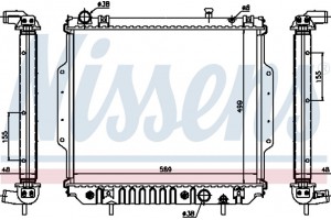 Nissens Ψυγείο, Ψύξη Κινητήρα - 61020A
