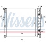 Nissens Ψυγείο, Ψύξη Κινητήρα - 61023