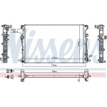 Nissens Ψυγείο, Ψύξη Κινητήρα - 61040