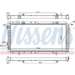 Nissens Ψυγείο, Ψύξη Κινητήρα - 61390