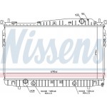 Nissens Ψυγείο, Ψύξη Κινητήρα - 61629