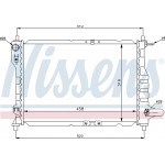 Nissens Ψυγείο, Ψύξη Κινητήρα - 61630