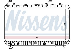 Nissens Ψυγείο, Ψύξη Κινητήρα - 61634