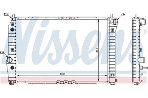 Nissens Ψυγείο, Ψύξη Κινητήρα - 61637