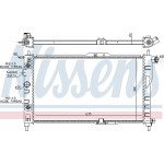 Nissens Ψυγείο, Ψύξη Κινητήρα - 616521