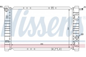 Nissens Ψυγείο, Ψύξη Κινητήρα - 61653