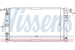 Nissens Ψυγείο, Ψύξη Κινητήρα - 616591