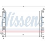 Nissens Ψυγείο, Ψύξη Κινητήρα - 61683