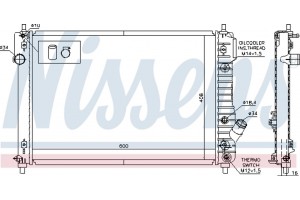 Nissens Ψυγείο, Ψύξη Κινητήρα - 616904