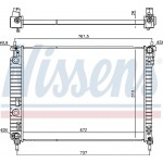 Nissens Ψυγείο, Ψύξη Κινητήρα - 616905