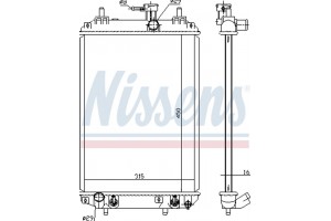 Nissens Ψυγείο, Ψύξη Κινητήρα - 617547