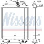 Nissens Ψυγείο, Ψύξη Κινητήρα - 617548