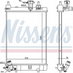 Nissens Ψυγείο, Ψύξη Κινητήρα - 617554