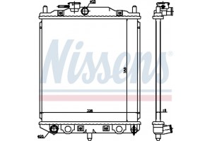 Nissens Ψυγείο, Ψύξη Κινητήρα - 61762