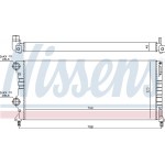 Nissens Ψυγείο, Ψύξη Κινητήρα - 61765