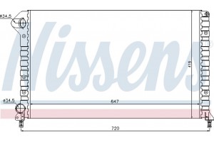 Nissens Ψυγείο, Ψύξη Κινητήρα - 61767