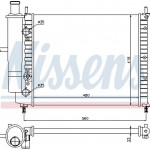 Nissens Ψυγείο, Ψύξη Κινητήρα - 61779