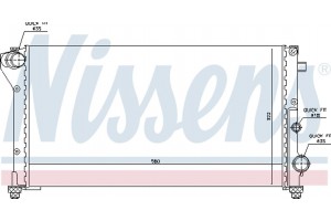 Nissens Ψυγείο, Ψύξη Κινητήρα - 617846