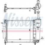 Nissens Ψυγείο, Ψύξη Κινητήρα - 617873
