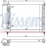 Nissens Ψυγείο, Ψύξη Κινητήρα - 61808